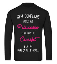 C'est compliqué d'être une princesse et une Crossfit à la fois mais ça va je gère cadeau noël anniversaire humour drôle femme cadeaux