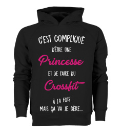 C'est compliqué d'être une princesse et une Crossfit à la fois mais ça va je gère cadeau noël anniversaire humour drôle femme cadeaux