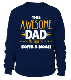 THIS AWESOME DAD BELONGS - CUSTOMIZE