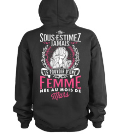 NE SOUS ESTIMEZ JAMAIS FEMME - MARS