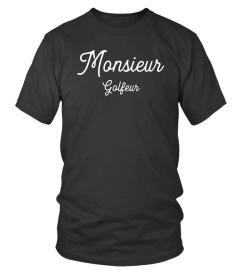 Monsieur Golfeur cadeau humour drôle shirt