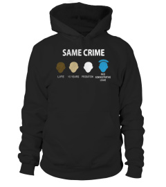 Same crime life 15 years probation paid administrative leave shirt