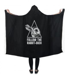 Follow The Rabbit-Duck - Blanket Hoodie