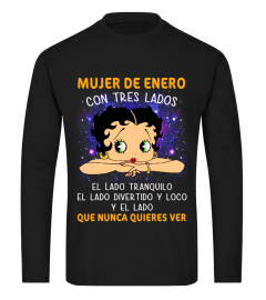 Mujer de Enero con tres lados