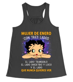 Mujer de Enero con tres lados