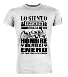 Lo siento, pero ya estoy enamorada de un Inteligente & Sexy hombre del mes de Enero. Y sí, el me compró está camisa