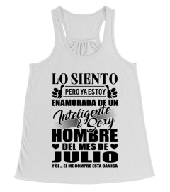 Lo siento, pero ya estoy enamorada de un Inteligente & Sexy hombre del mes de Julio. Y sí, el me compró está camisa