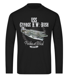 USS George H.W. Bush T-shirt