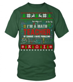 Math Teacher Ugly Christmas Sweatshirt