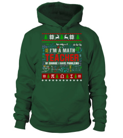 Math Teacher Ugly Christmas Sweatshirt