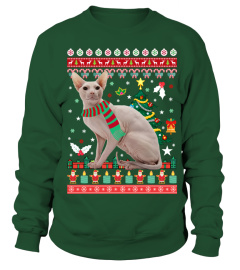 Sphynx cat Christmas Sweatshirt