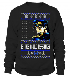 is this jojo reference ? ugly sweater