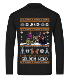 jojo golden Wind ugly sweater