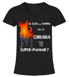 Super-Pouvoir : Femme avec Chihuahua