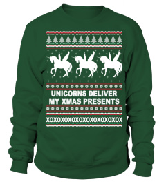 Unicorns Deliver My Xmas Presents Ugly design