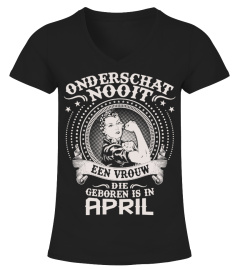 Een Vrouw Die Geboren Is In APRIL