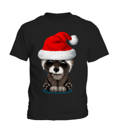 Raccoon Christmas T Shirt