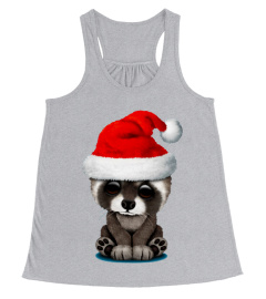 Raccoon Christmas T Shirt