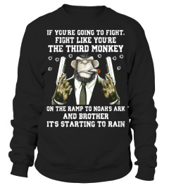 IF YOU’RE GOING TO TO FIGHT, FIGHT LIKE YOU’RE THE THIRD MONKEY ON T