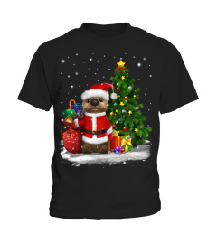 Otter Santa Claus T Shirt