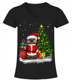 Otter Santa Claus T Shirt