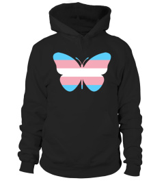 TRANS FLAG BUTTERFLY