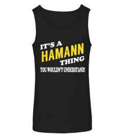 Its a HAMANN Thing - Name Shirts