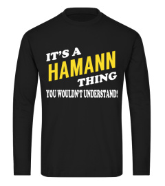 Its a HAMANN Thing - Name Shirts