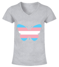 TRANS FLAG BUTTERFLY