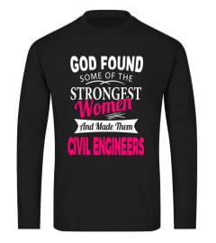 Civil Engineers T Shirt Engineering God Strong Women Career