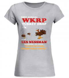 WKRP Thanksgiving Turkey Drop T-Shirt