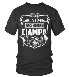 Keep Calm CIAMPA - Name Shirts