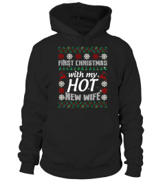 2018 First Christmas With My Hot New Wife Ugly Christmas Sweater T-shirt