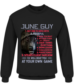 June Guy will beat you at your own game