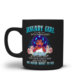 January Girl with three sides