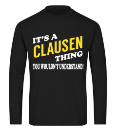 Its a CLAUSEN Thing - Name Shirts