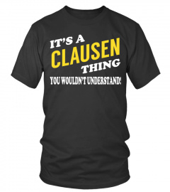 Its a CLAUSEN Thing - Name Shirts