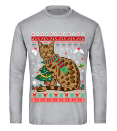 Bengal Cat Christmas Sweatshirt