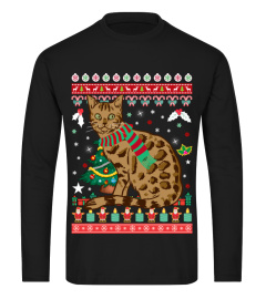 Bengal Cat Christmas Sweatshirt