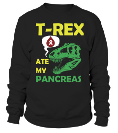 T-Rex Ate My Pancreas Funny Diabetes Awareness T-Shirt