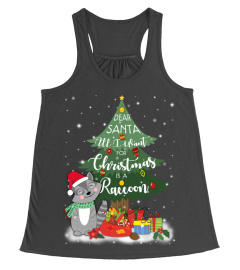 All I Want For Christmas Is A Raccoon T Shirt