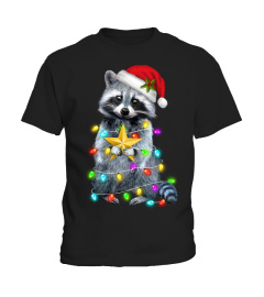 Raccoon Christmas T Shirt