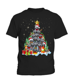 Raccoon Christmas T Shirt