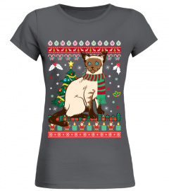 Siamese Cat Christmas Sweatshirt