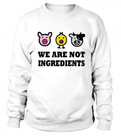 We Are Not Ingredients - Vegan Clothing