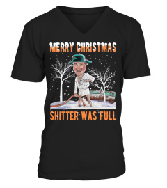 Merry Christmas Shitter Was Full T-shirt-01