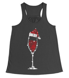 Wine Glass Christmas Hat