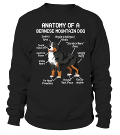 Anatomy Of A Bernese Mountain Dog Funny Puppy T Shirt