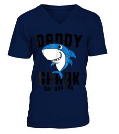 Daddy Shark T Shirt Fat