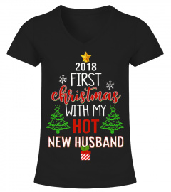 Christmas With My Hot New Husband T-Shirt 2018 Gift